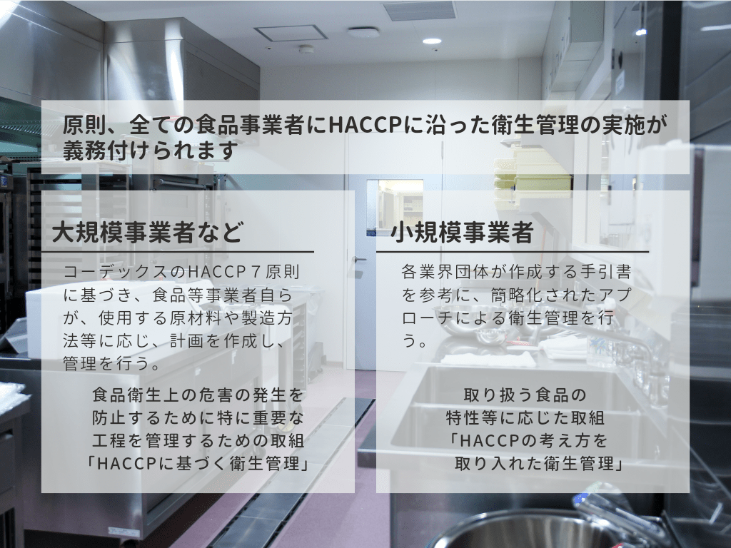 HACCP（ハサップ）の制度化における全体像